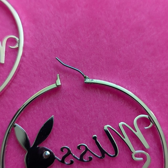 Playboy miss September earrings circle hoop - Picture 4 of 6